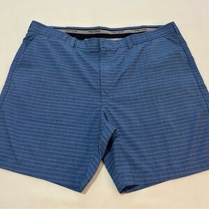PGA Tour Blue Checkered Shorts